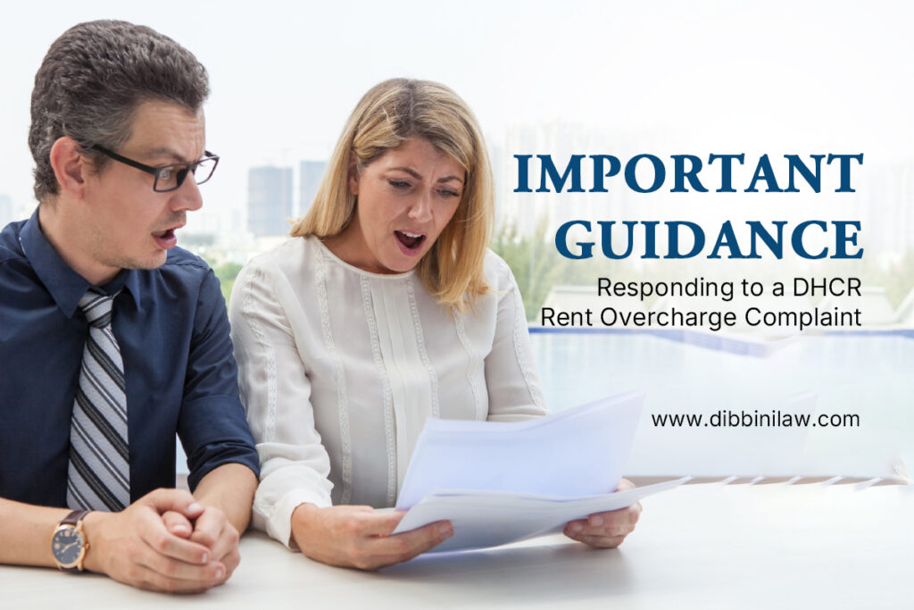 DHCR rent overcharge complaints