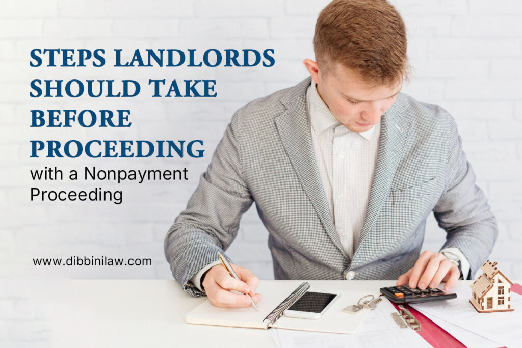 nonpayment proceeding