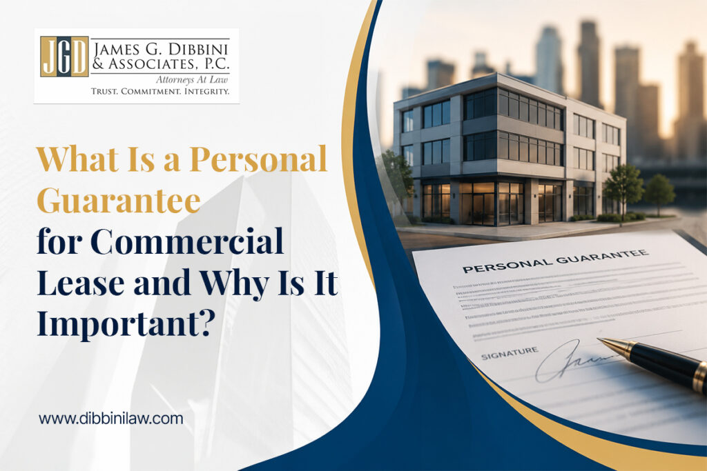 personal guarantee for commercial lease