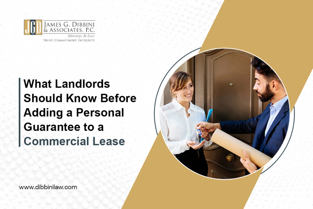 personal guarantee for commercial lease